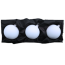 3er Set Weihnachtsbaumkugeln von GlasWunder in softblauer matter Farbe mit 8 cm Durchmesser aus Glas