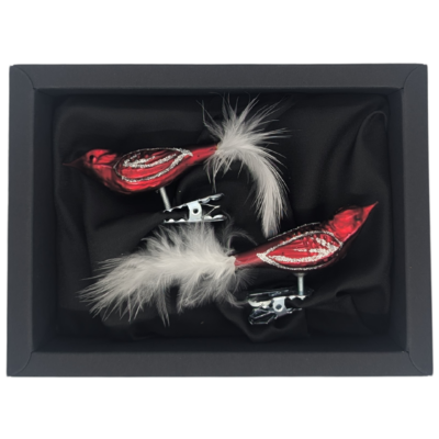 "red cardinal " - Vögel 6cm