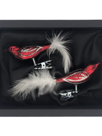 "red cardinal " - Vögel 6cm