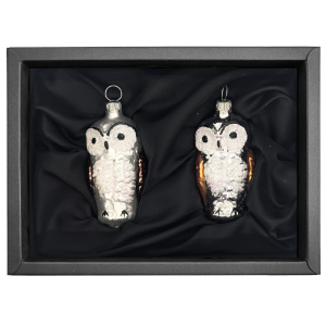 <b>"owls in love"</b> - Eulen-Pärchen 6cm