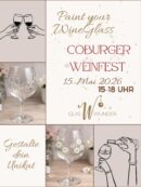 Paint Your WineGlass am 15.05.2026<br>(2. Tag Coburger Weinfest 2026)